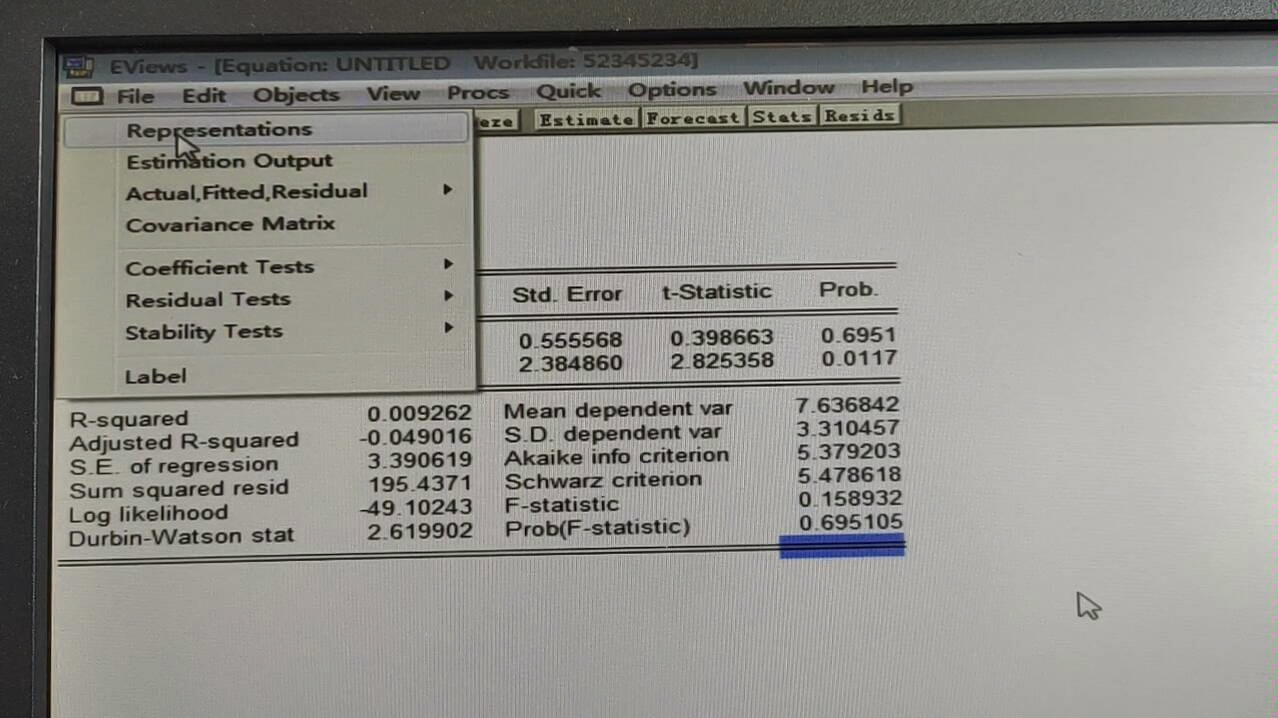 Eviews3.1计量经济学回归中残差分析哔哩哔哩bilibili