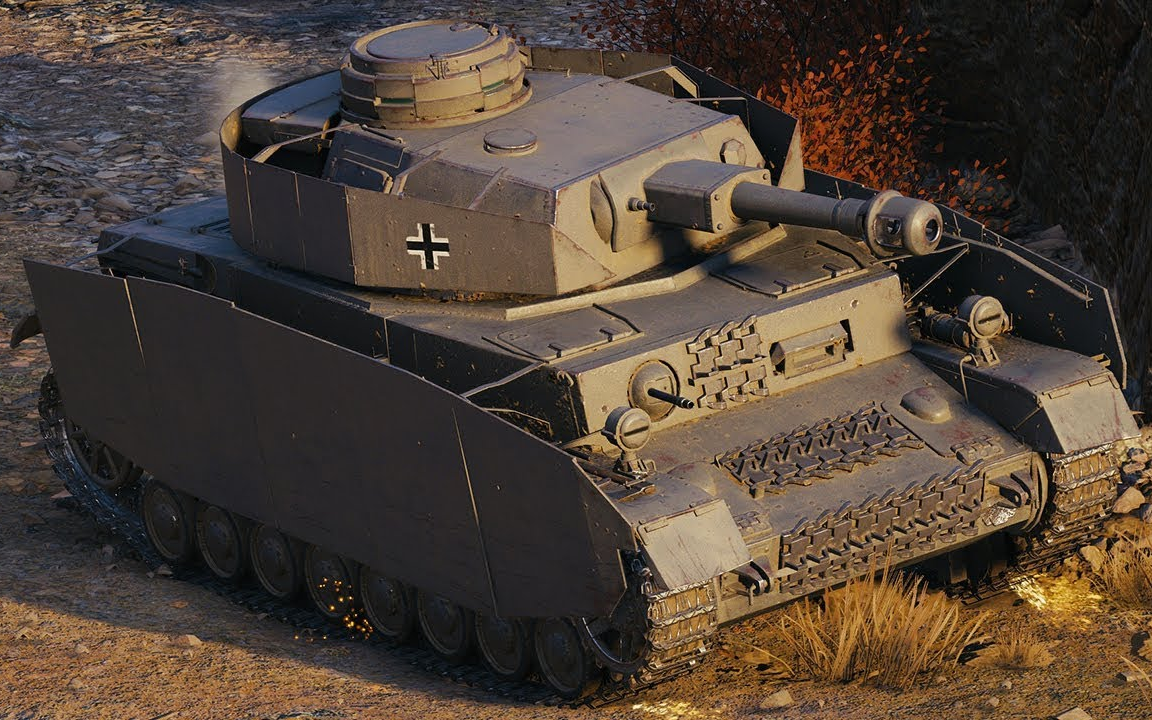 坦克世界 粗的就是强者 4号h型 - 11杀 4千7伤害(1 vs 5)_哔哩哔哩_bi