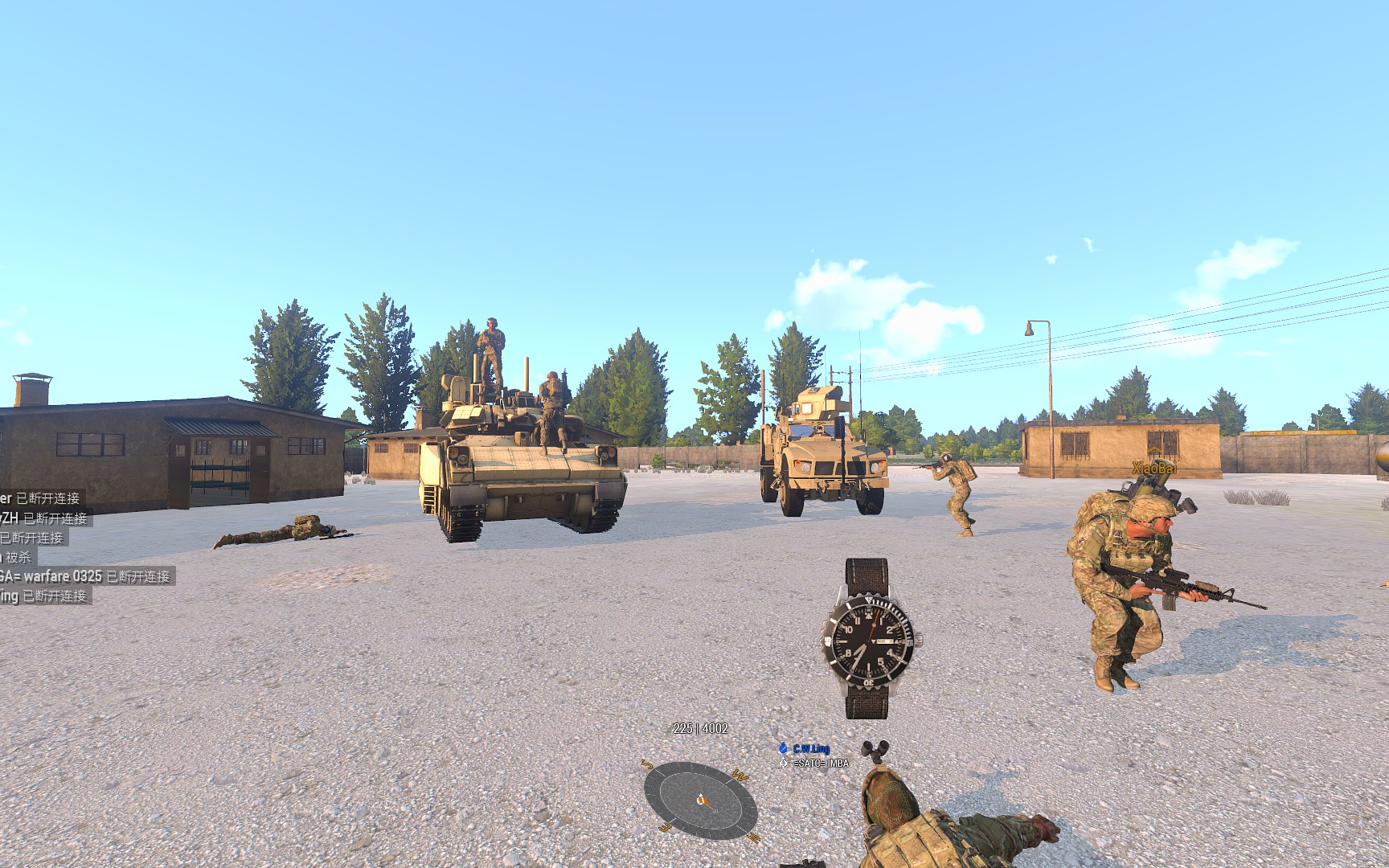 arma3武装突袭3中东游击队对战霉菌运输车队