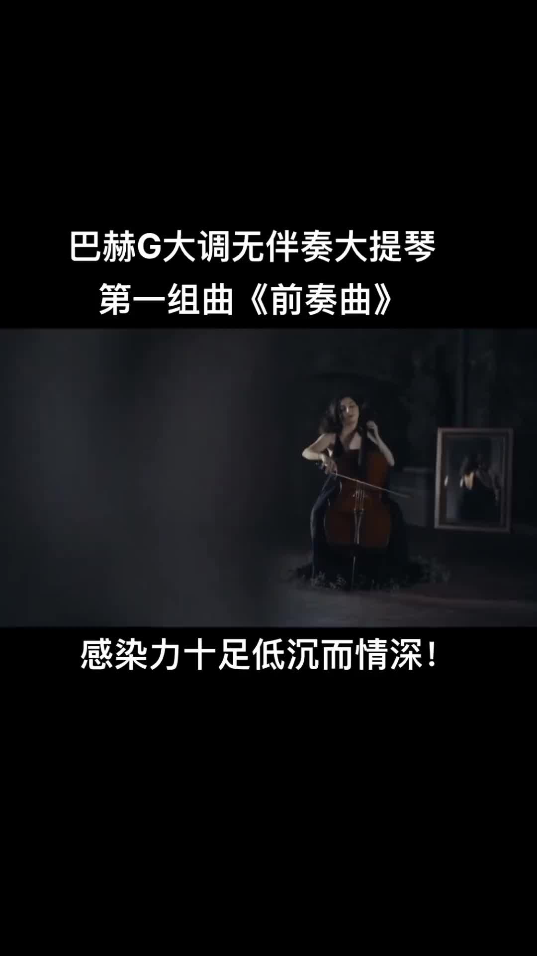 [图]发烧hifi感染力极好巴赫G大调无伴奏大提琴第一组曲前奏曲沉