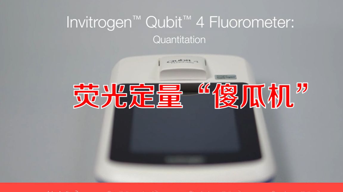 Qubit荧光定量入门，3分钟实现DNA/RNA/蛋白“傻瓜”式操作！