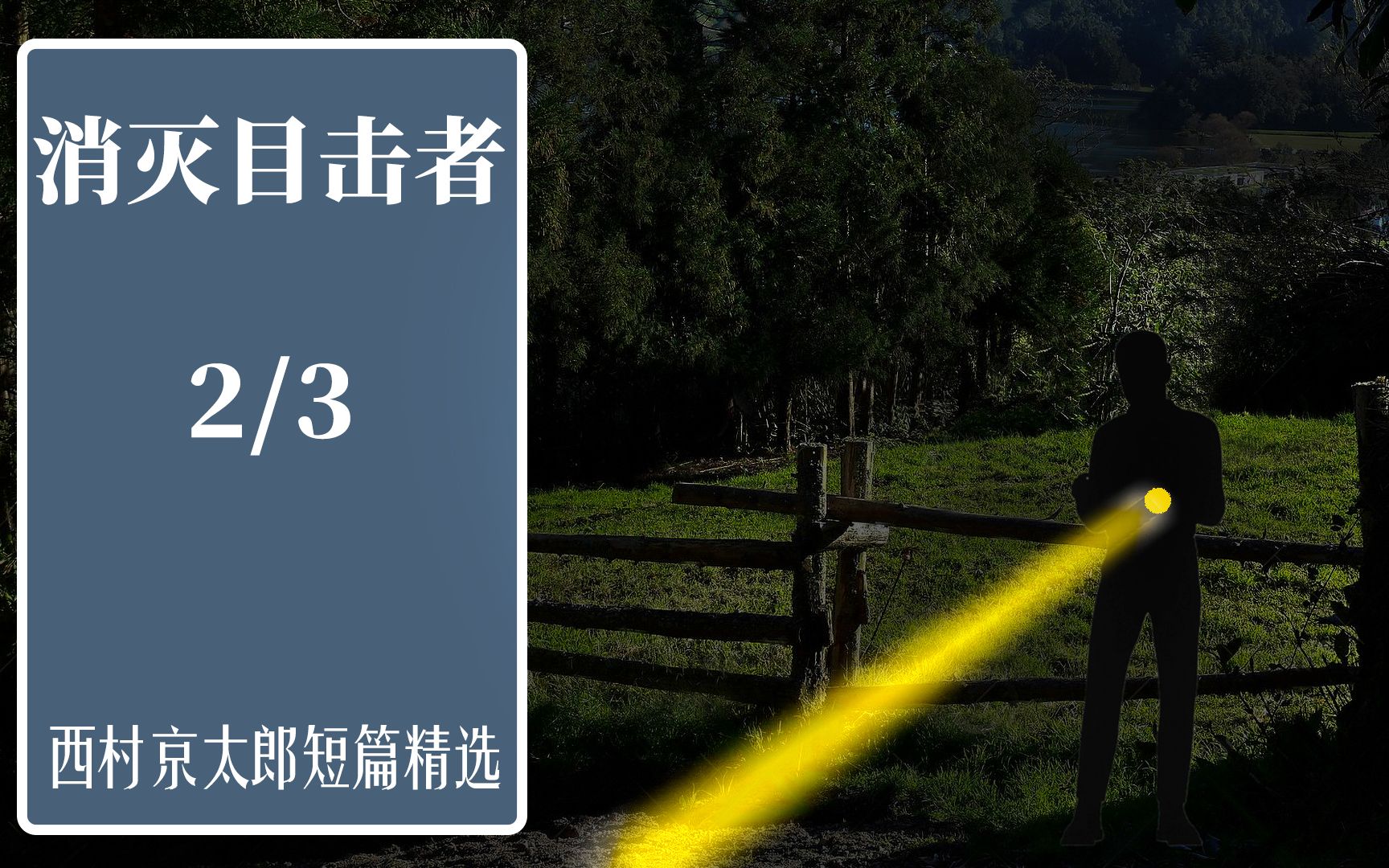 [图]西村京太郎短篇精选 《消灭目击者》 02 _ 目击者当晚发现神秘荧光 警察刚获突破又受重大挫折