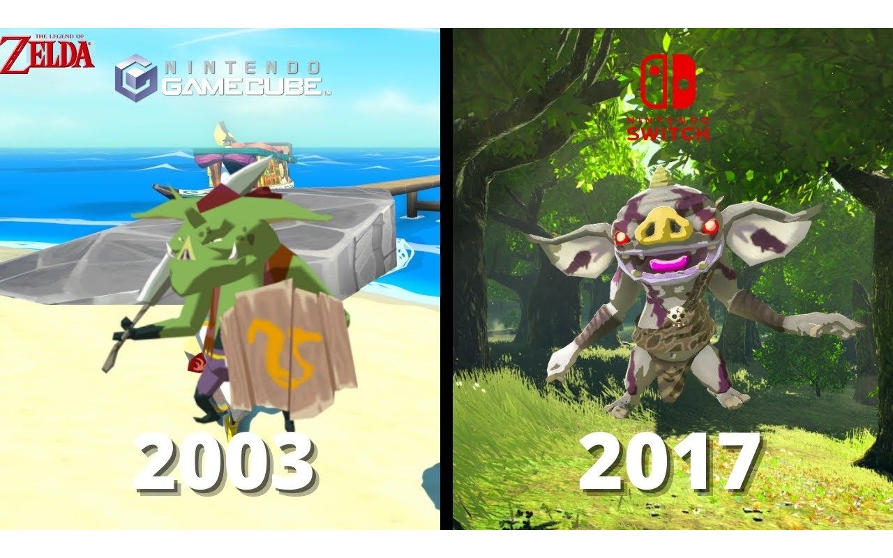 [图]游戏进化史——塞尔达传说系列的波克布林/Bokoblin（2003~2017）