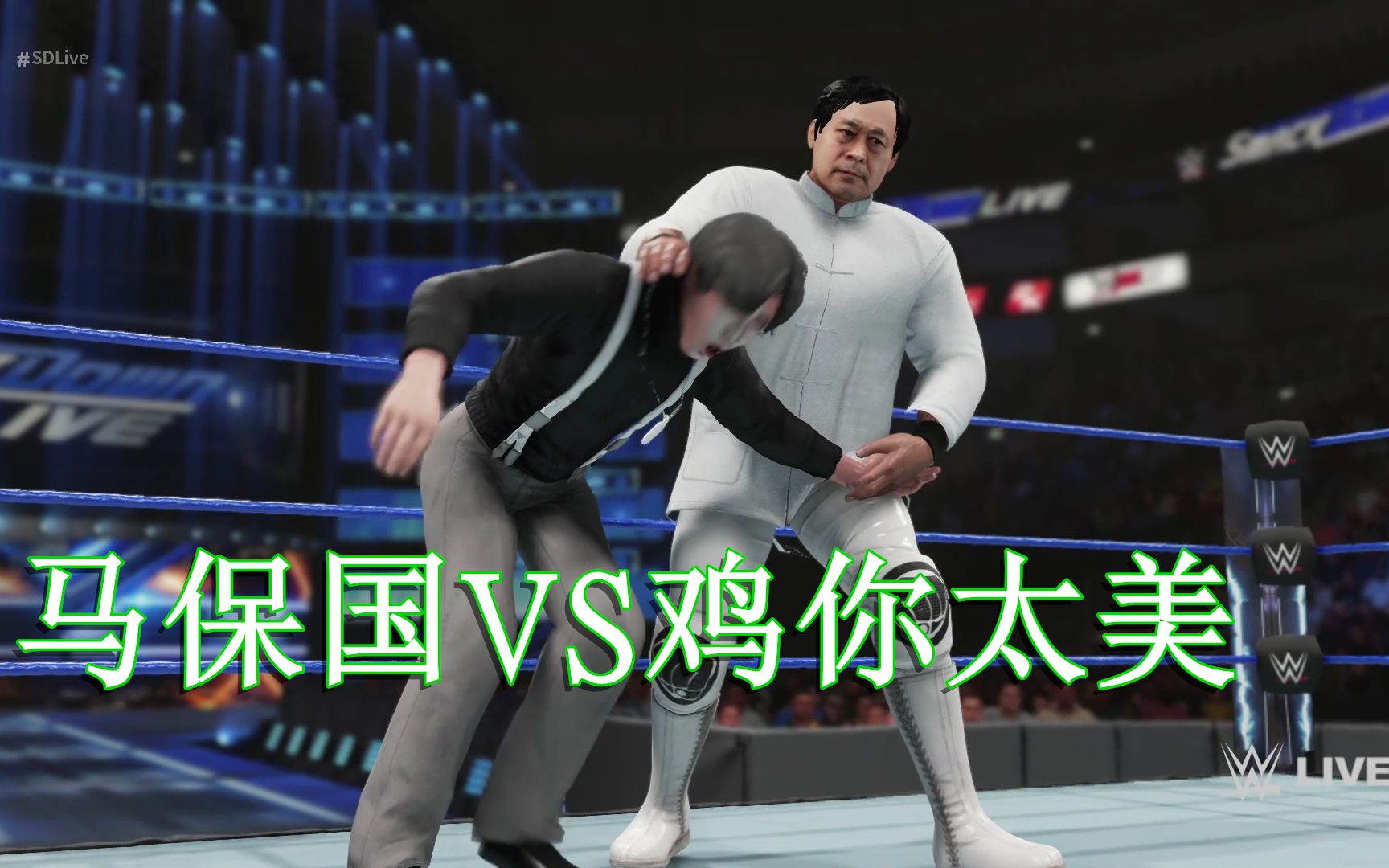 3d格斗游戏:马保国vs鸡你太美,年轻人不讲武德,你要耗子尾汁