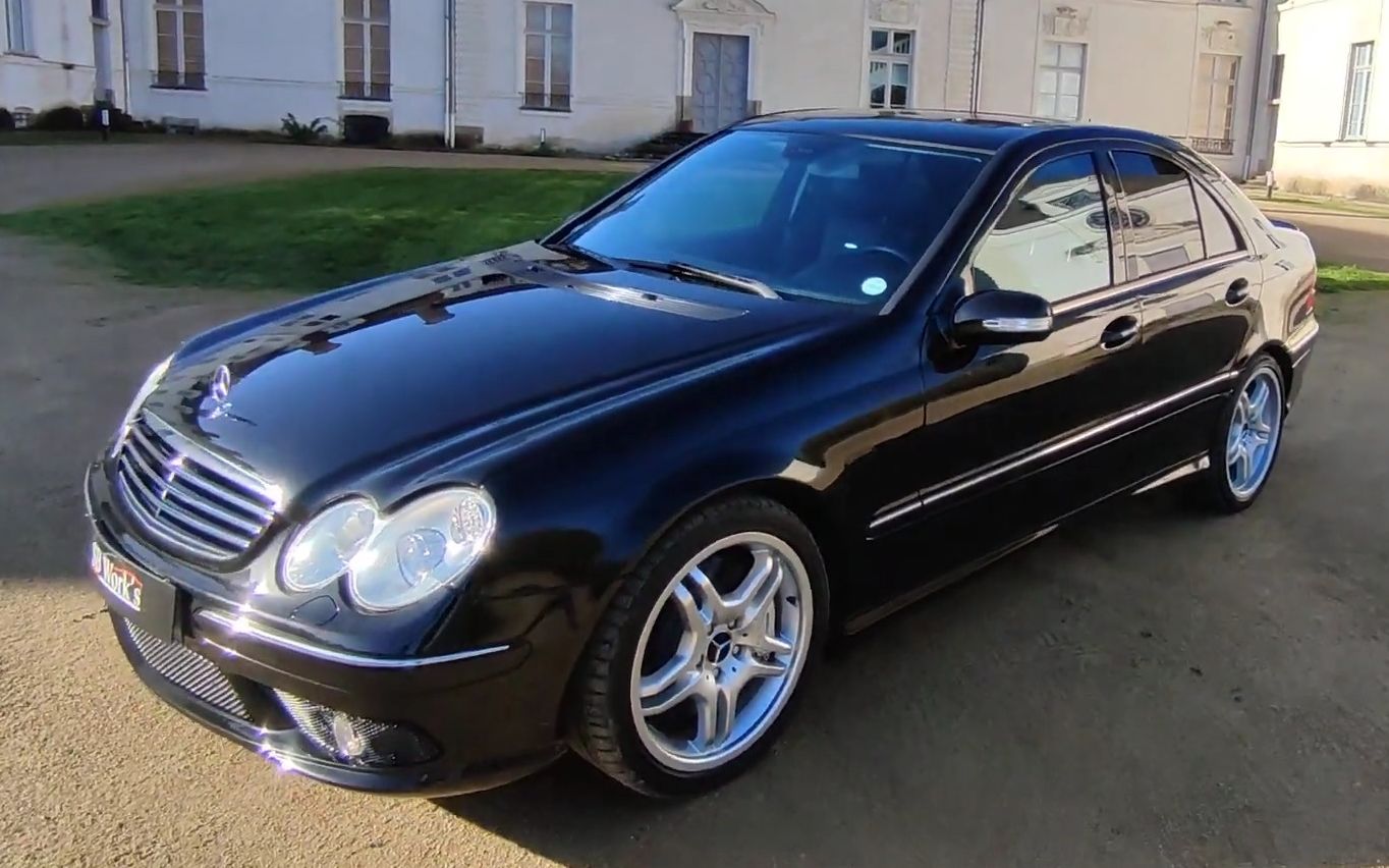 奔驰 w203 c级 c55 amg v8 m113 外观内饰