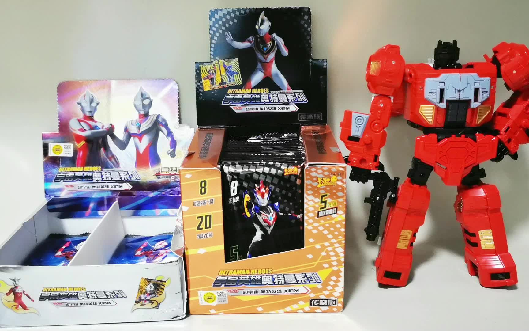 奥特曼新角色!豪华版22弹开出猎手骑士剑ur金卡,菜鸟奥特曼卡片