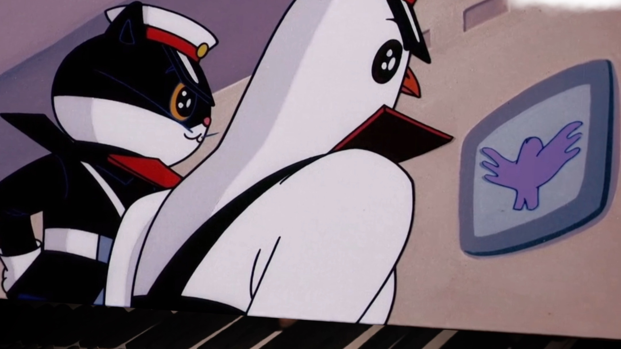 接到任务时的白鸽侦探