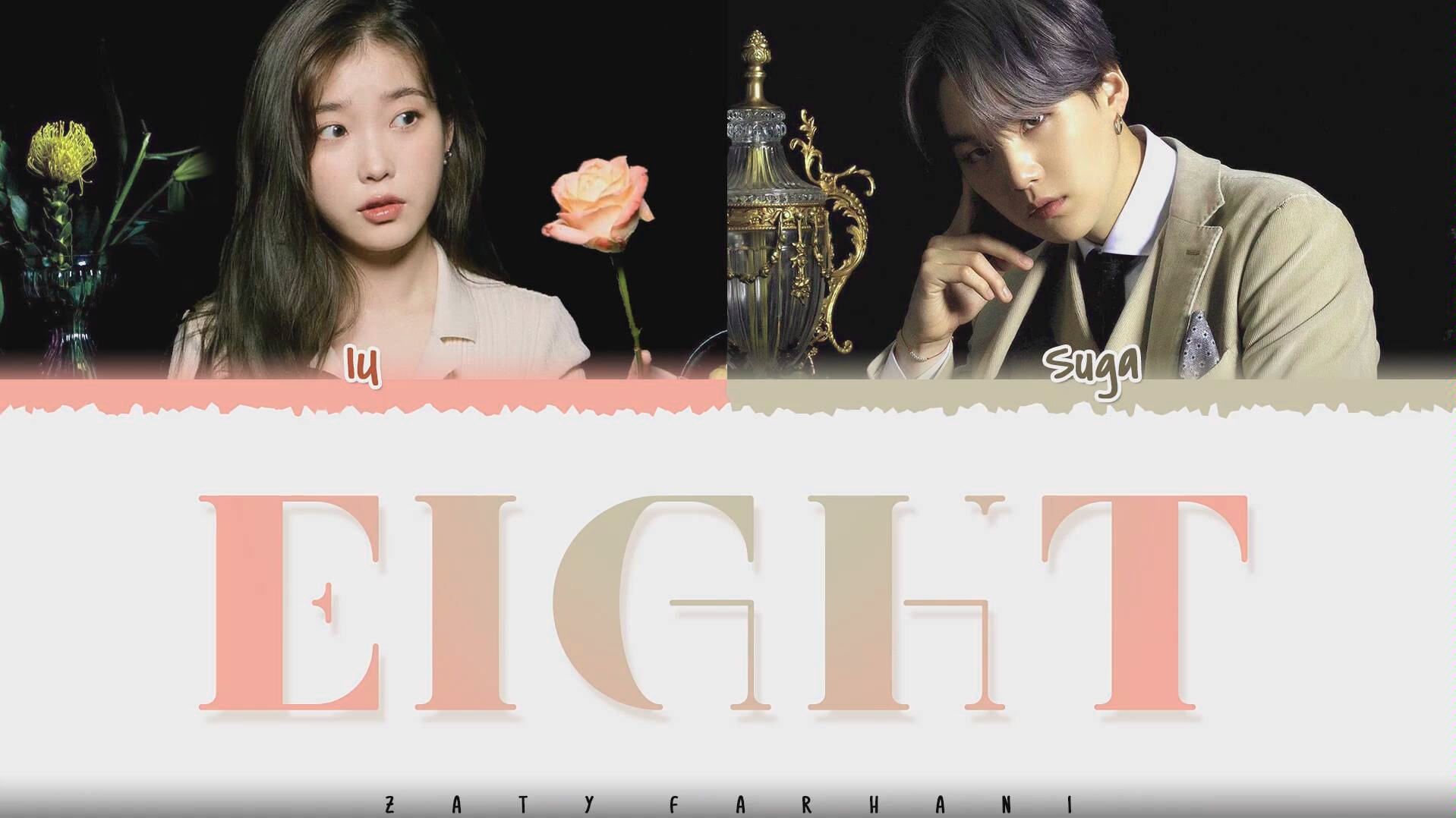 【IU&SUGA】《EIGHT》 [Prod.&Feat. SUGA] 音译歌词,赶紧学起来(谁能把闵玧其那段学会...)哔哩哔哩bilibili