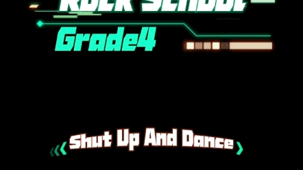 [图]Rockschool Grade4 shut up and dance