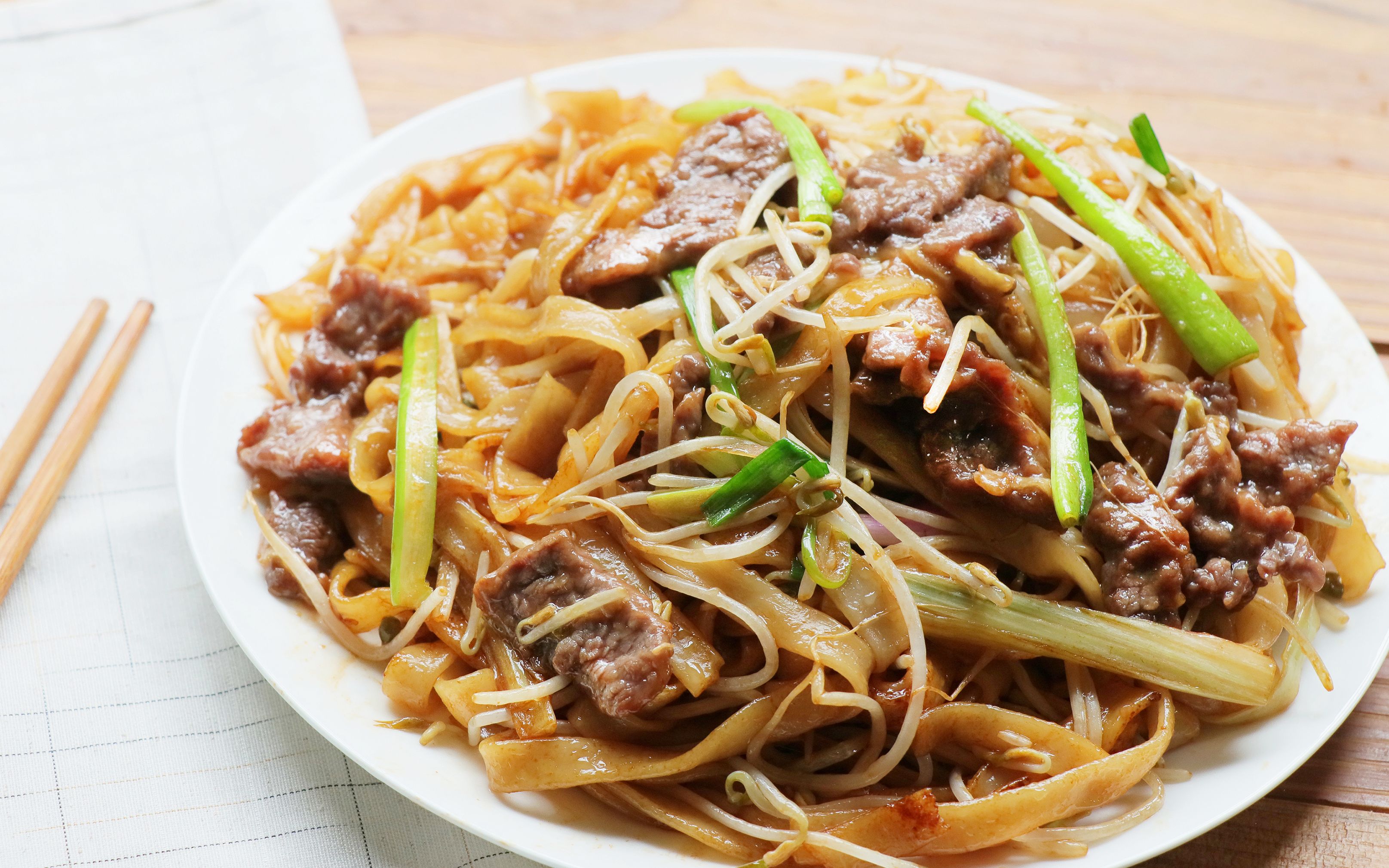 【干炒牛河】做法贼简单