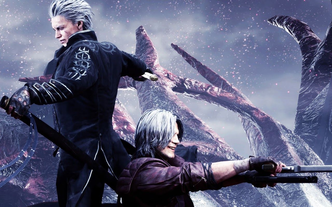 《鬼泣5特别版》维吉尔 vs 但丁 dmd m20 各种秀无伤 sss ps5