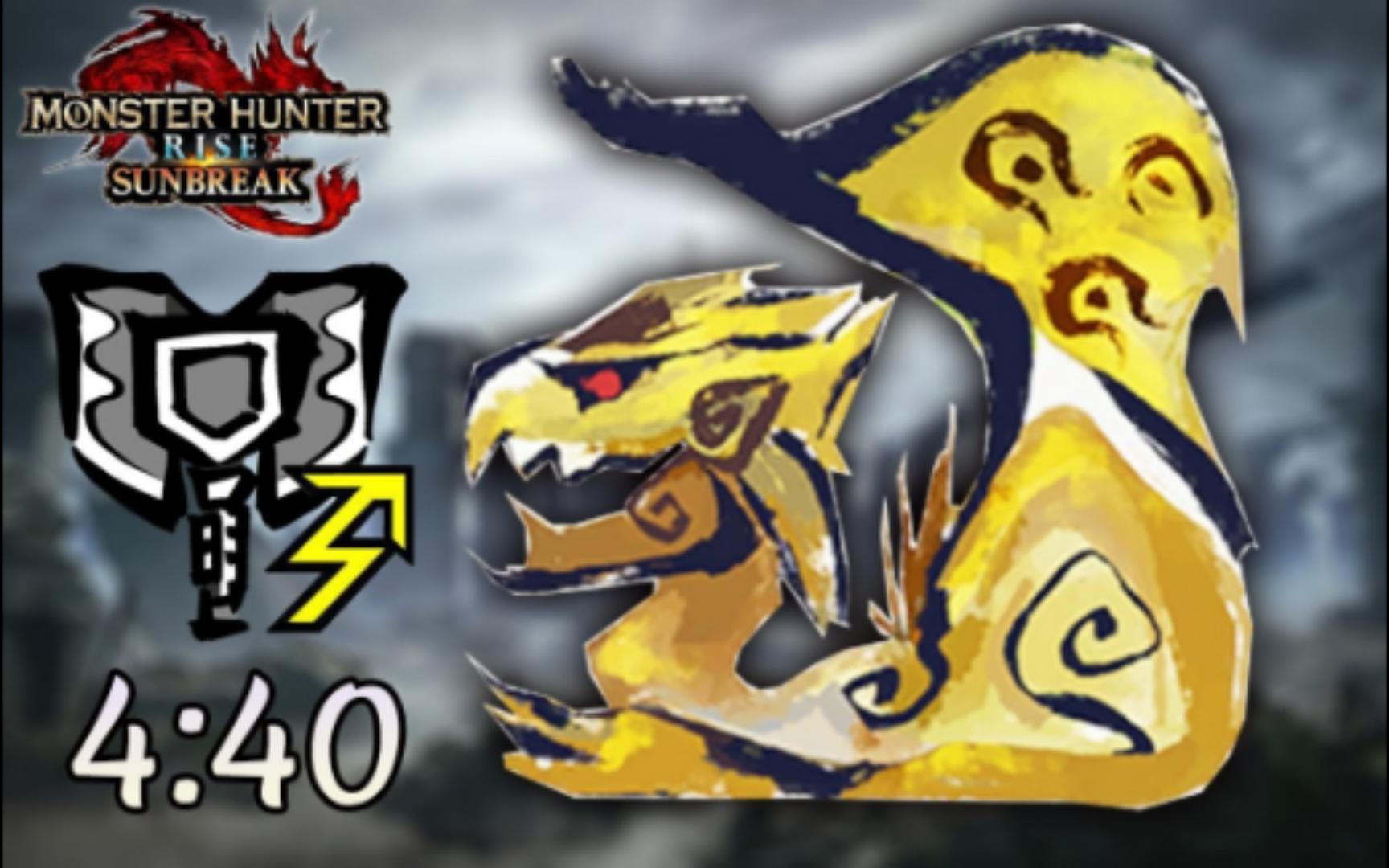 mhr金火龙盾斧4分40秒