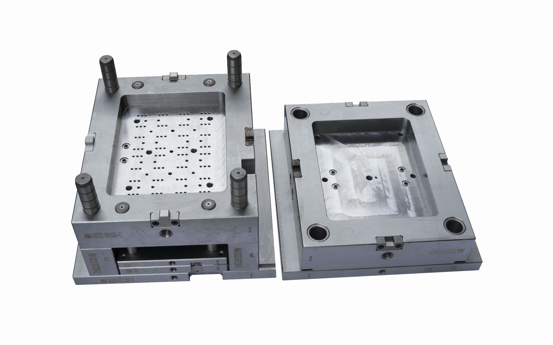 立式深孔钻机床加工产品展示,适用各种模具钻孔