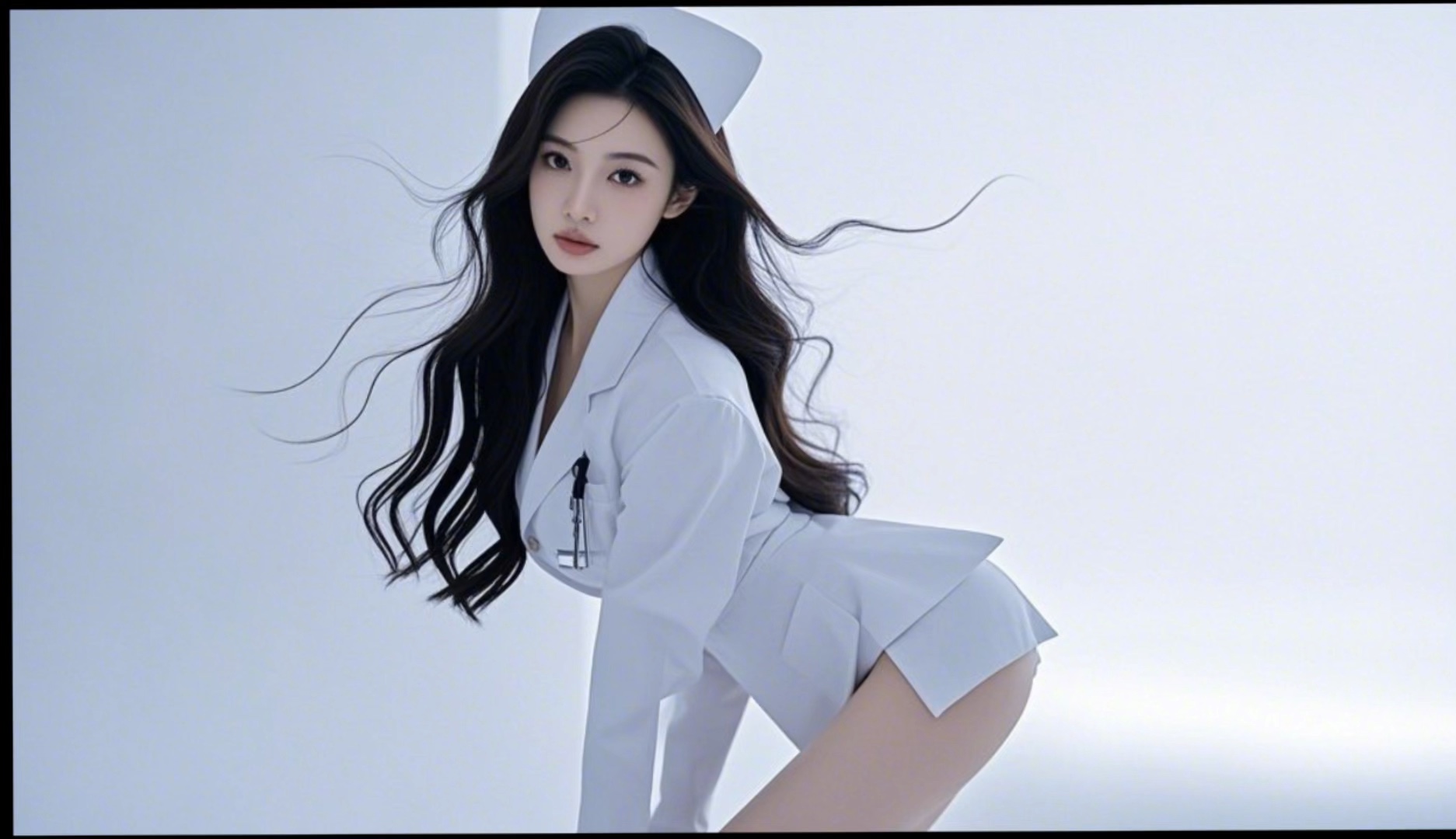 养眼美女高颜值好身材护士小姐姐