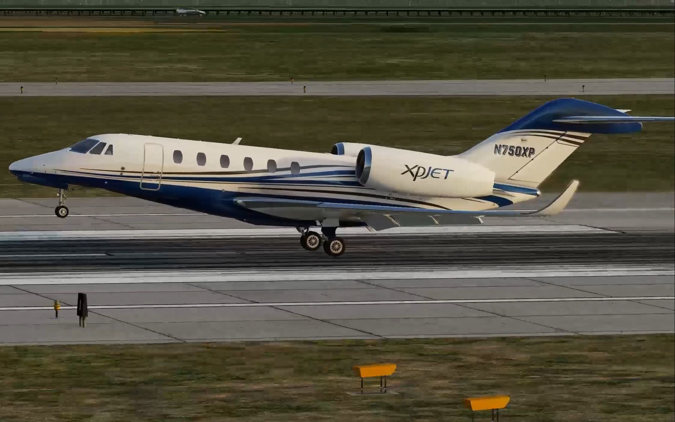 【x-plane 12】塞斯納citation x 輕柔接地