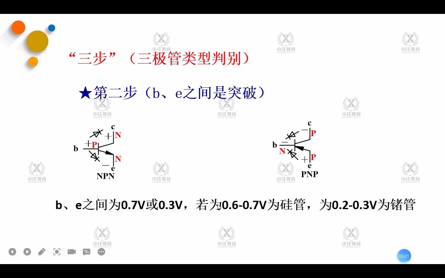 勘察设计电学基础三步搞定三极管类型的判别(模电做题方法与技巧二)哔哩哔哩bilibili