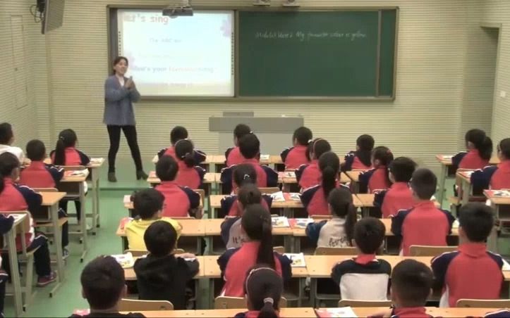 [图]M01 Unit2 My favourite colour is yellow【国家级】王老师-公开课优质课-外研社小学英语三下