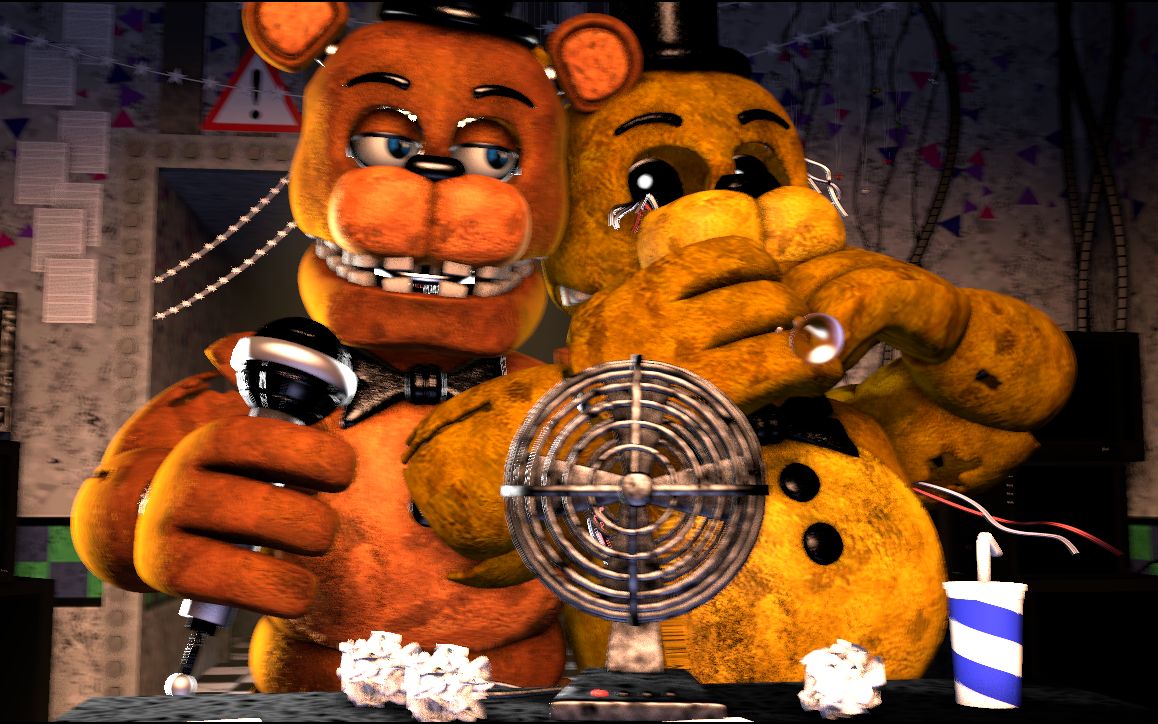 fnafsfm搞笑小短片goldenfreddy的小喇叭1