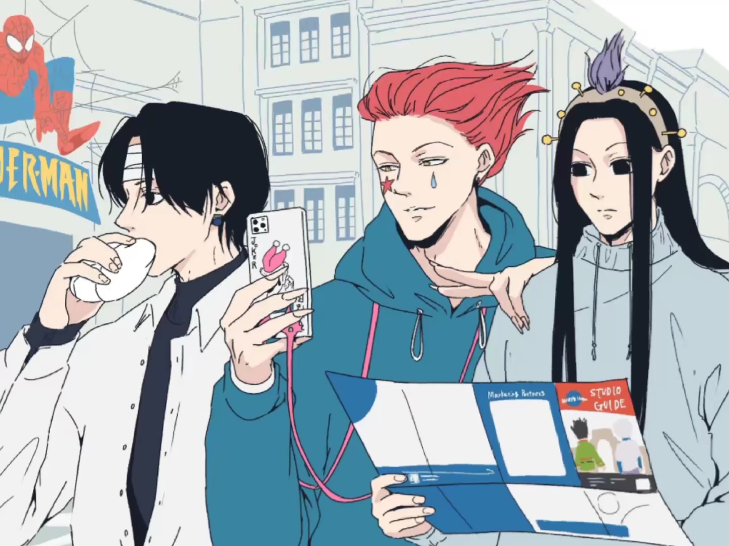 嘿嘿,猎人三美好可爱⊙▽