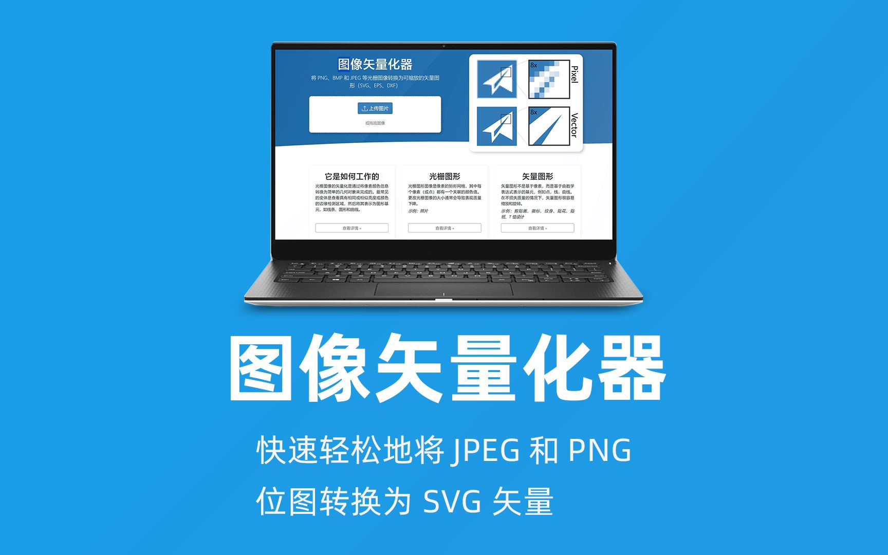 图像矢量化器|快速轻松地将 JPEG 和 PNG 位图转换为 SVG 矢量哔哩哔哩bilibili