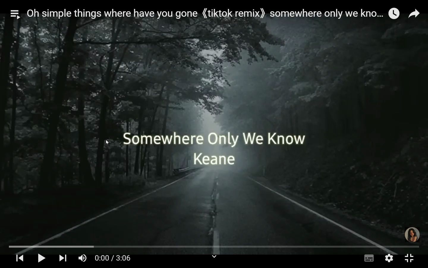 【搬运】somewhere only we know covered by rhianne music