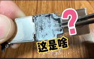 下载视频: 拆开iPhone 喇叭，里面怎么会有这样的东西，完全不明白什么作用