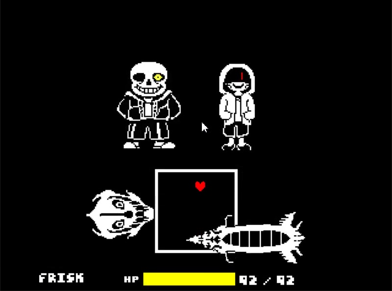 sans和chara的双审