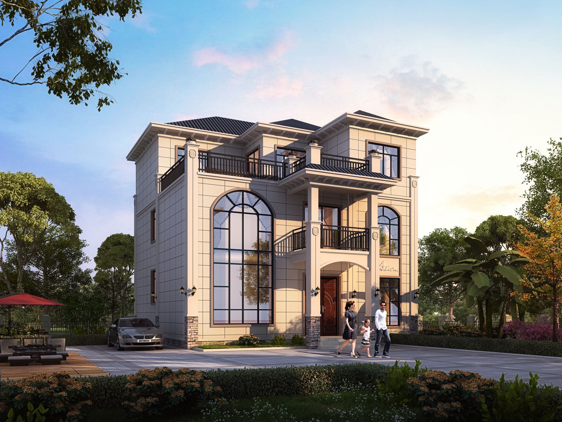 爱美居重钢别墅农村建房 #爱美居重轻钢别墅农村做房