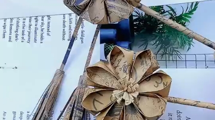 古风发簪,是纸折的,太漂亮了吧!