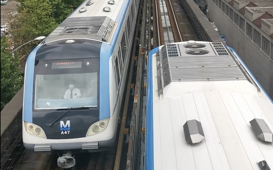 【拍车】武汉地铁1号线经典机位列车进出站(3p)