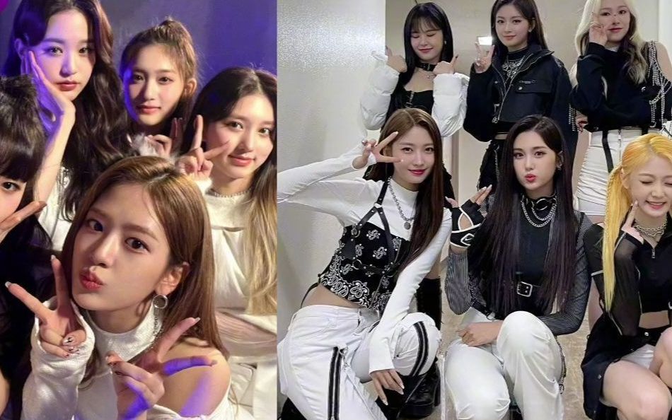 韩两新女团问候手势竟然一样, 网友傻眼以为同一团!