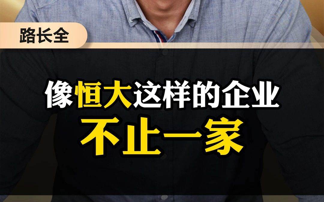 像恒大这样的企业不止一家哔哩哔哩bilibili