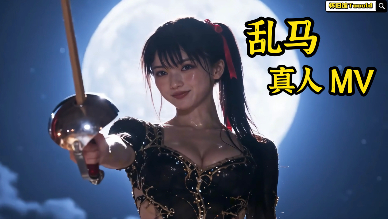《乱马1/2》真人化 原创中文MV 黑玫瑰小太刀 Ai写实版 Ranma