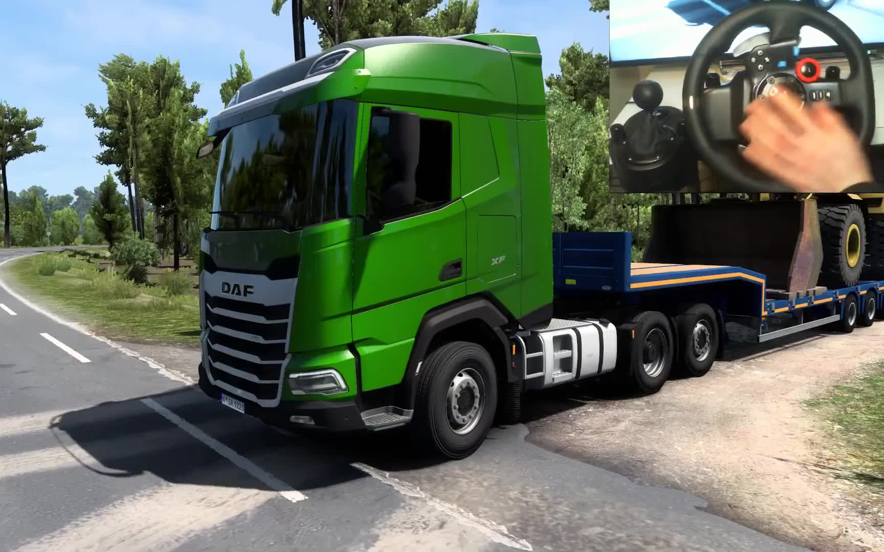 【欧卡2】【cristineltr】ets 2 - daf xf 2021 运输轮式装载机