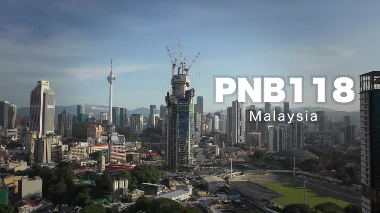 【航拍】PNB118 未来全球第4高的大楼就在吉隆坡!(2019年1月建筑进度)哔哩哔哩bilibili