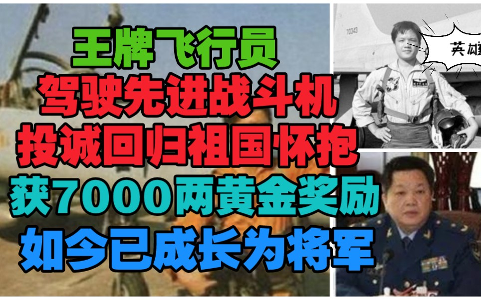 王牌飞行员黄植诚,驾驶先进战斗机回归大陆,获得7000两黄金奖励,游子回归令人敬佩,如今他已经成长为一名将军.哔哩哔哩bilibili