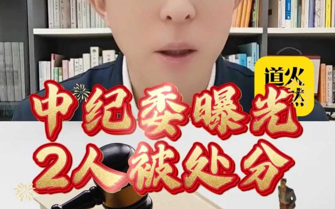 中纪委曝光2人被处分哔哩哔哩bilibili