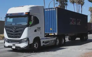 Download Video: 【北美卡车】【Trucks USA】加利福尼亚州发现集装箱卡车，港口司机，美国卡车发现