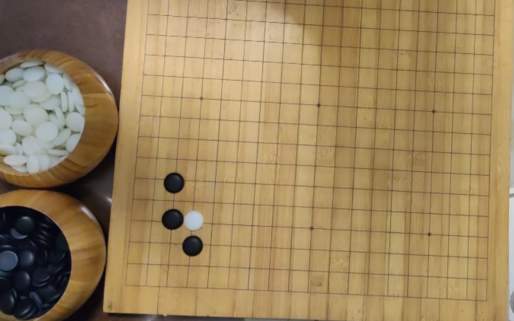 【围棋AI定式】小目大飞守角(6)星位碰完内扳桌游棋牌热门视频