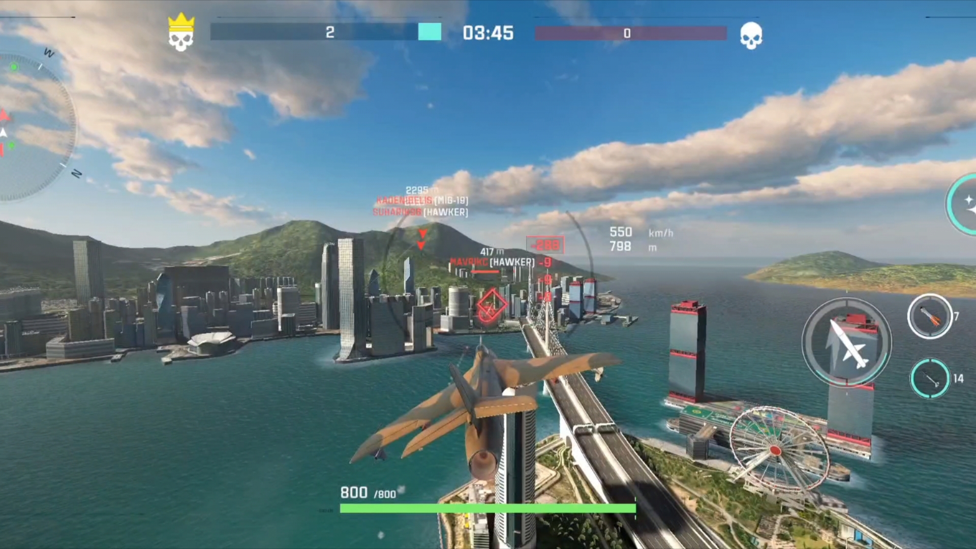 空战2:空战PvP(Sky Combat 2:Air Combat PvP)试玩哔哩哔哩bilibili游戏试玩