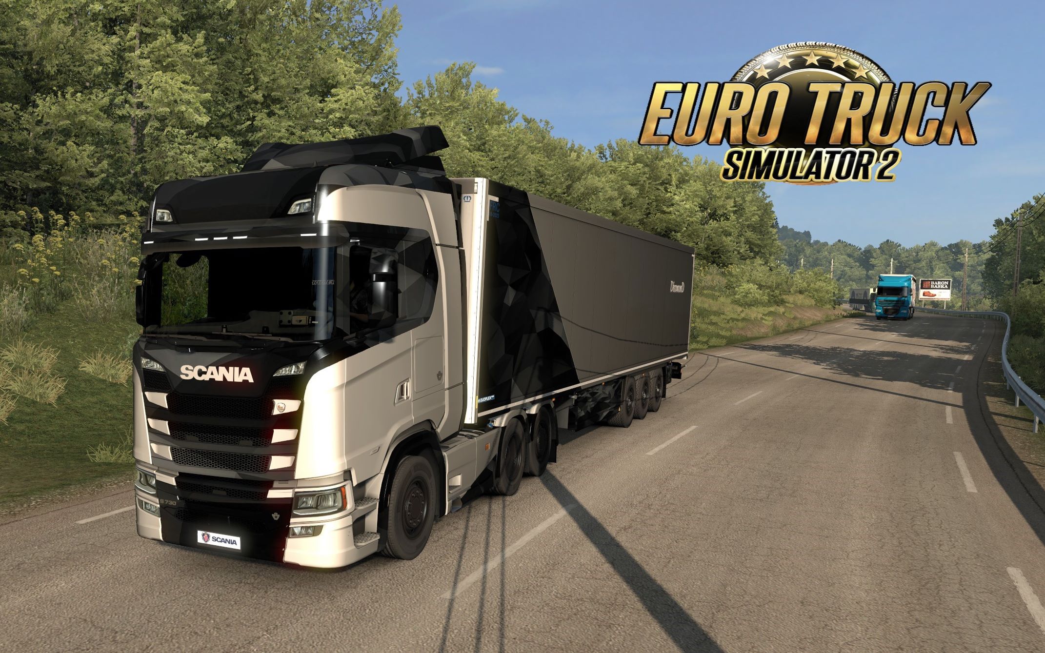 欧洲卡车模拟2-驾驶斯堪尼亚s730运输猪肉(巴斯蒂亚>萨萨里)_哔哩哔哩