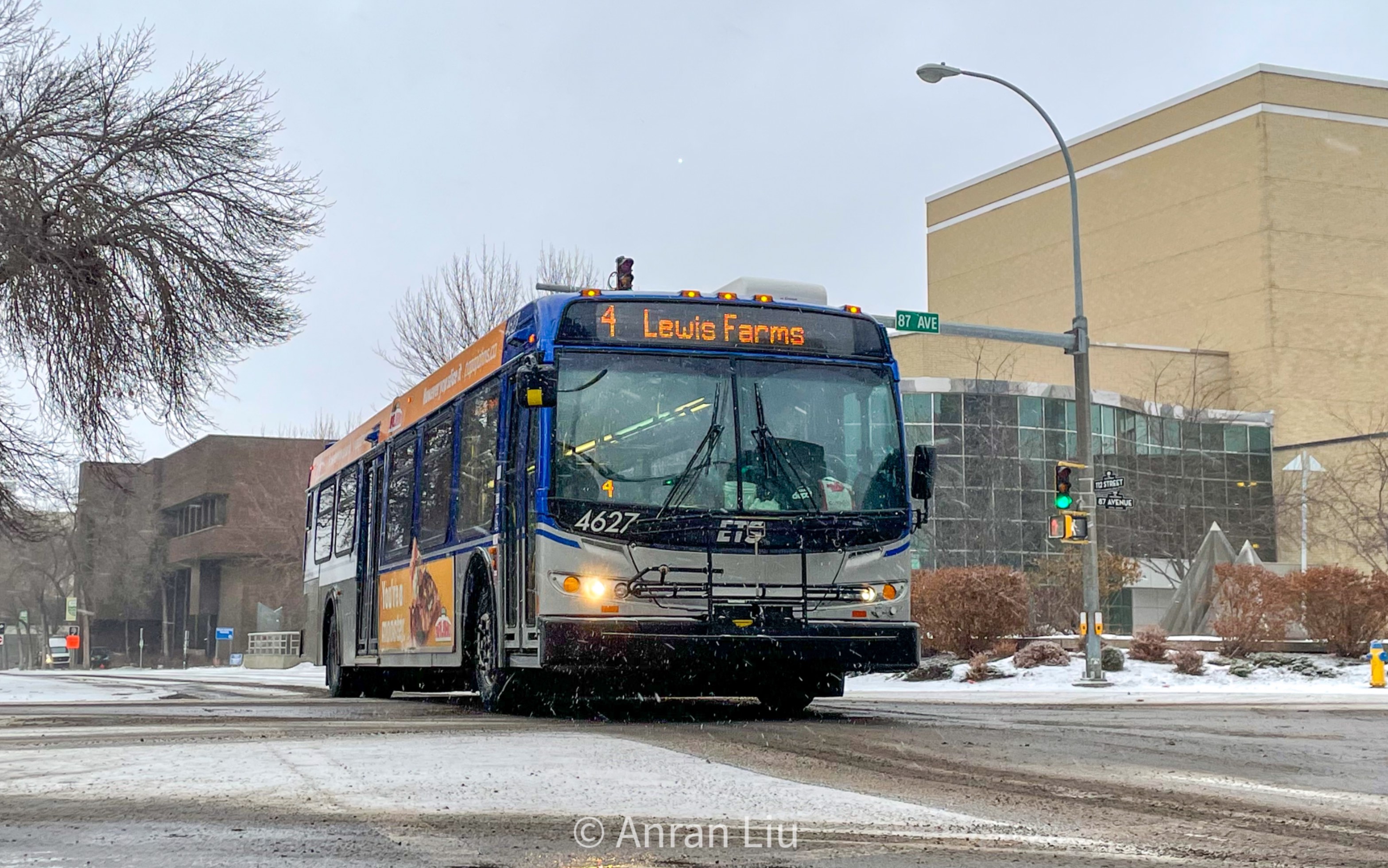 【埃德蒙顿公交】2002 newflyer d40lf 4349车 走行音
