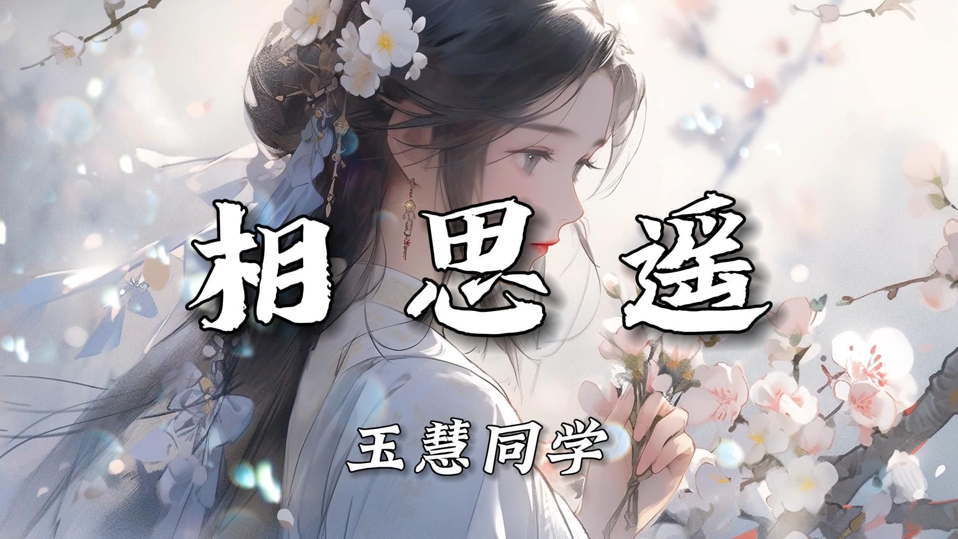 [图]【无损音质】《相思遥》-玉慧同学|“初见她漫步溪桥下，她轻摘一朵桃花”