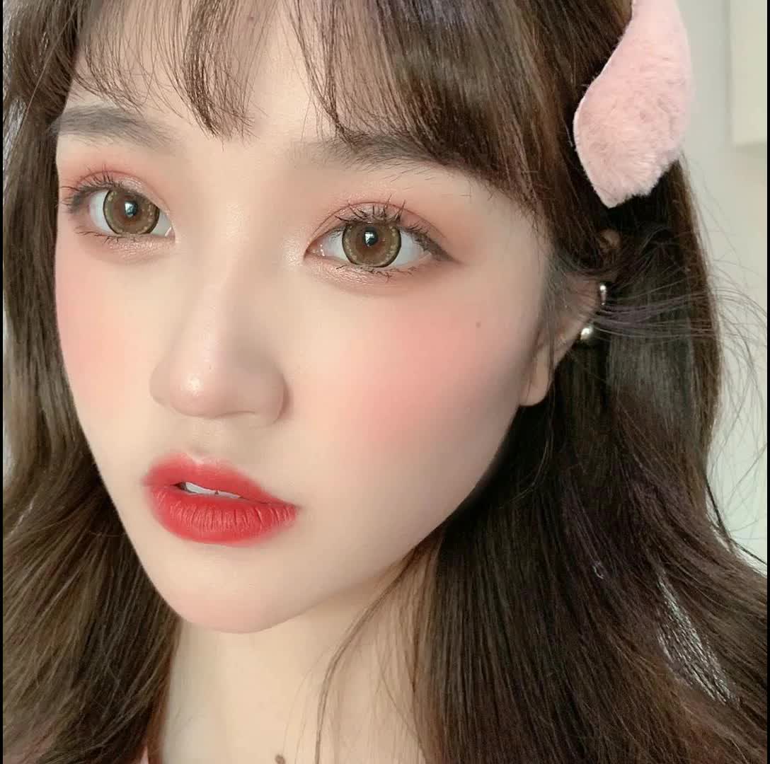 divabisou 星环金棕 14.5mm,大直径萌系少女款超级热卖,大眼睛最爱