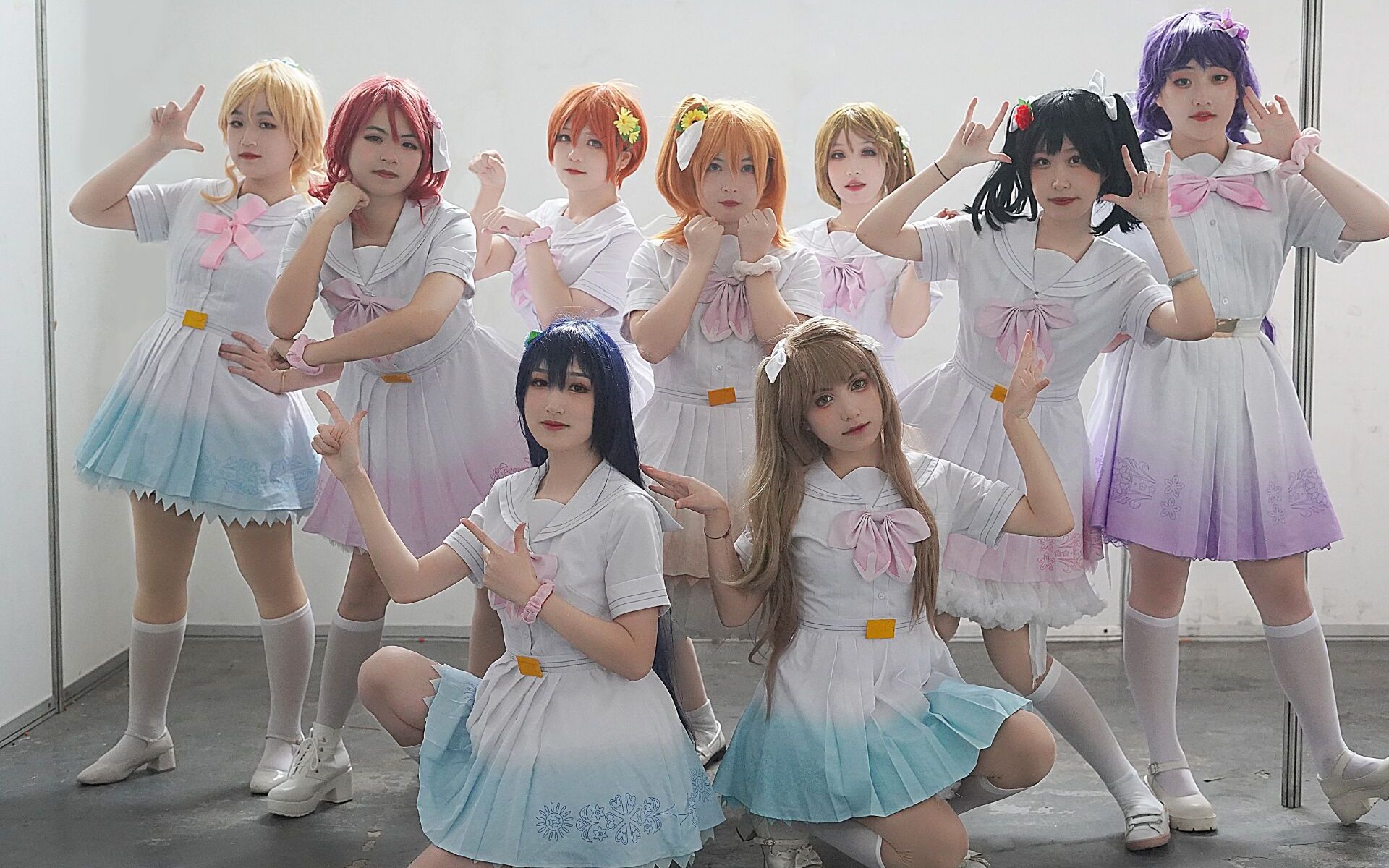 [flora舞团]青空学园祭9.0 a song for you!you? you!