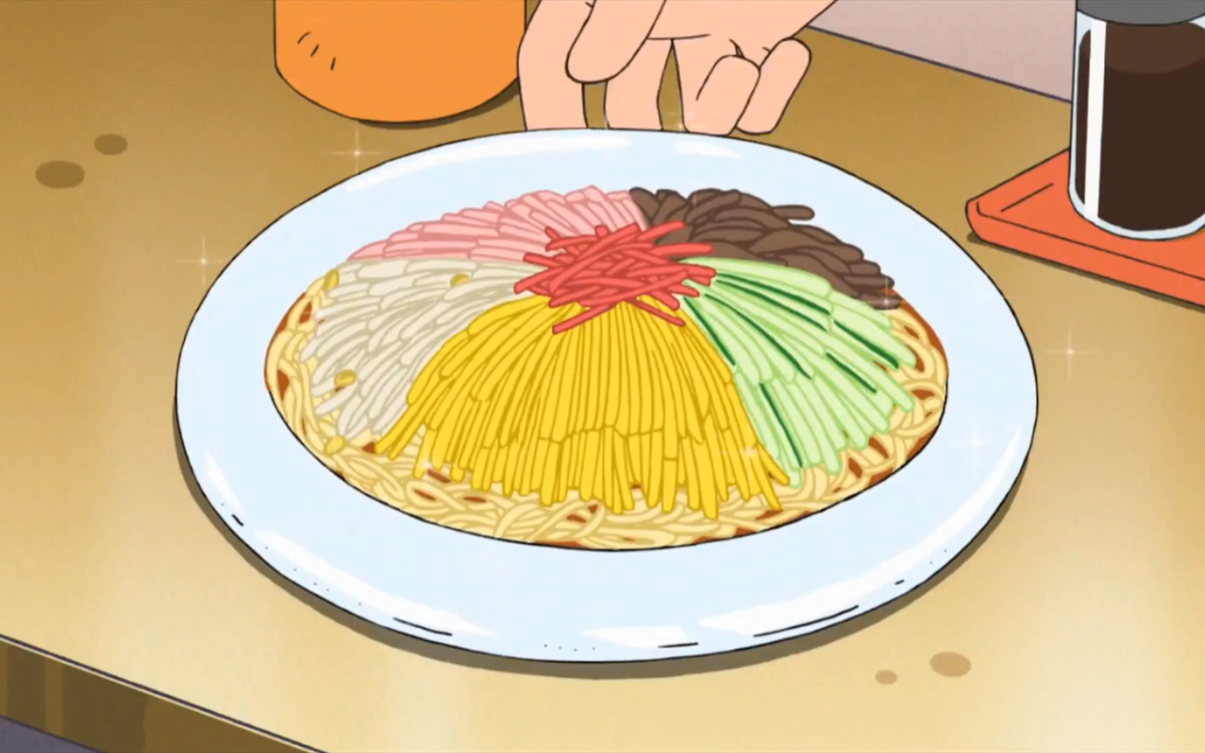 【蜡笔小新美食纯享版】野原父子去吃凉面和拉面90哦