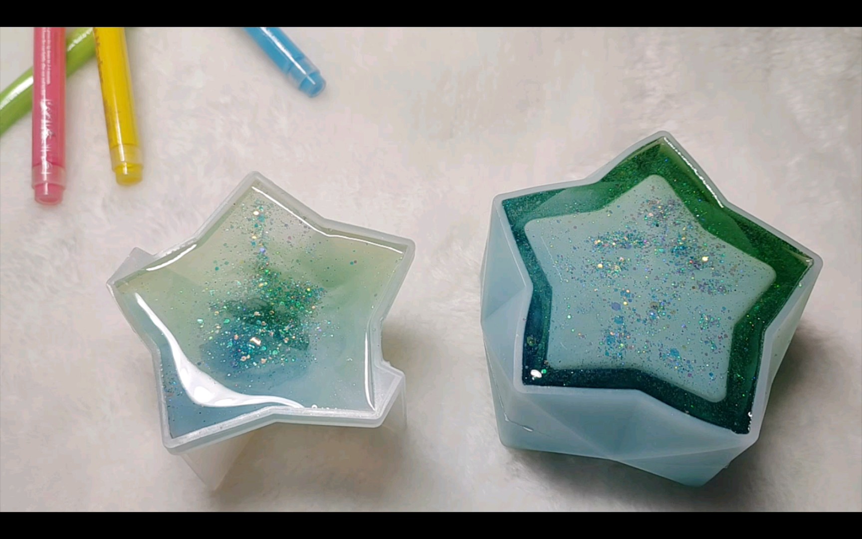 [小晨晨滴胶脱模]许久不见收纳罐~炸胶密恐泡泡罐,哈哈哈哈