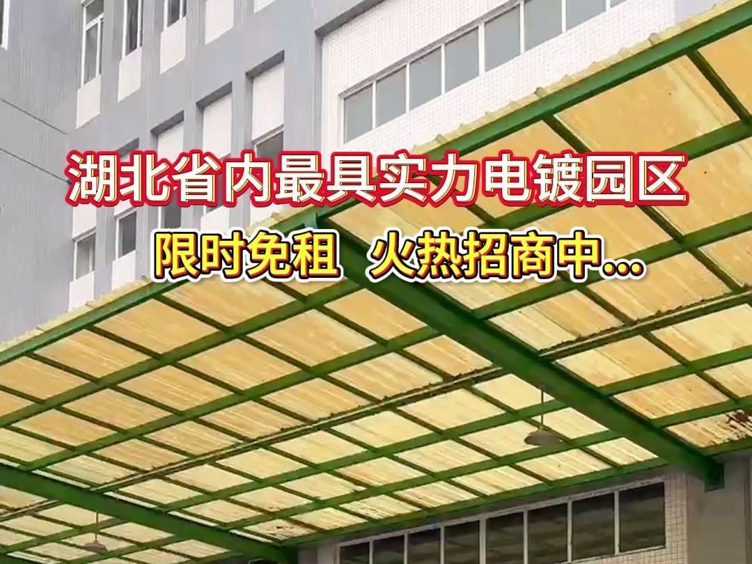 湖北省内最具实力电镀园区,限时免租,火热招商中...哔哩哔哩bilibili