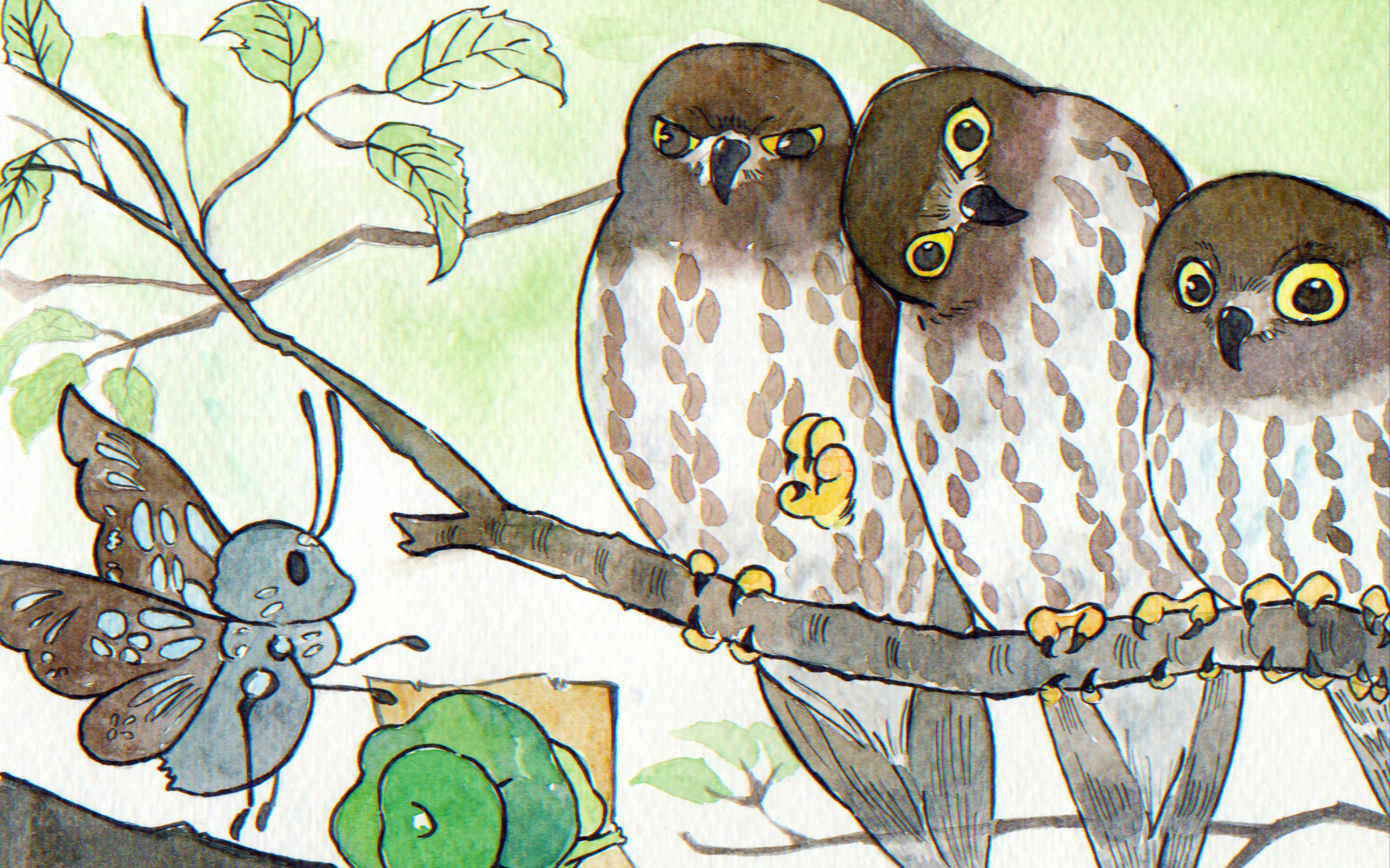 水彩手绘旅行青蛙