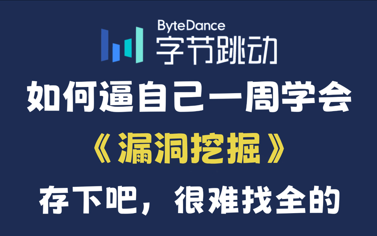 【B站最系统的漏洞挖掘教程】从burpsuite安装到实战挖漏洞,全程干货无废话,手把手带你入门网络安全/渗透测试/漏洞挖掘,学挖洞看这套就足够了!!...